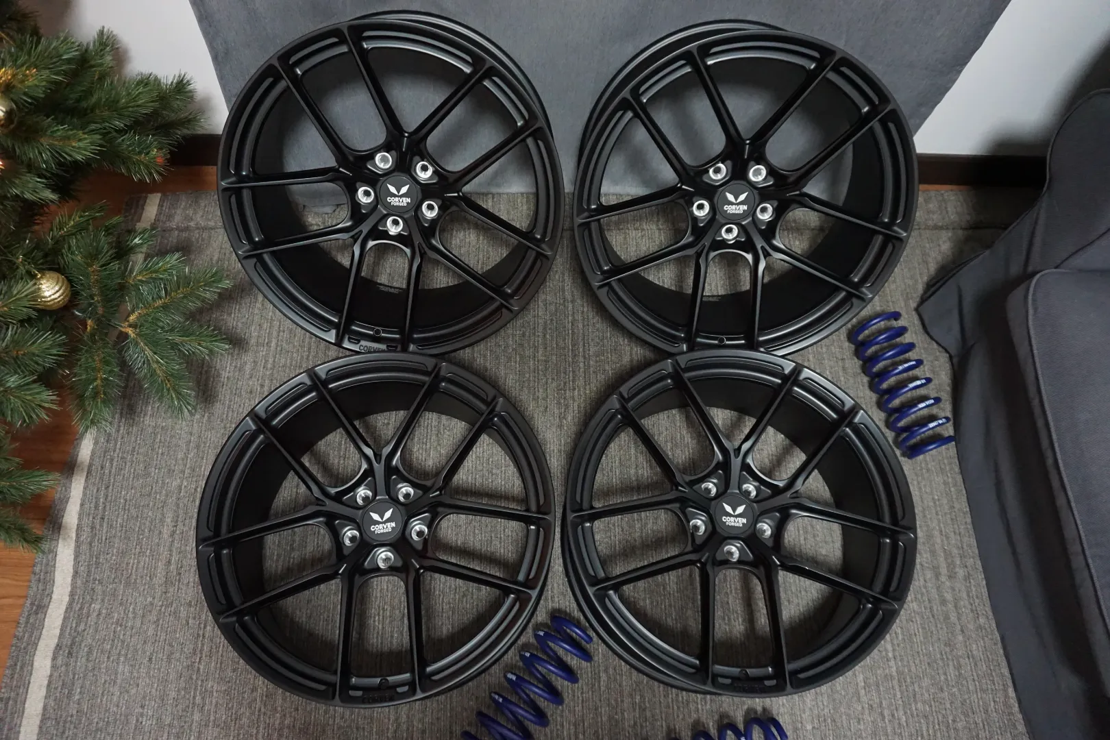 BMW F10 Side View with CORVEN FORGED Wheels - Sleek Design Forged Wheels