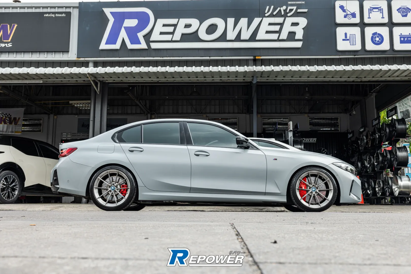 BMW G20 Side Angle CORVEN FORGED Wheels - Sleek Forged Wheels Profile