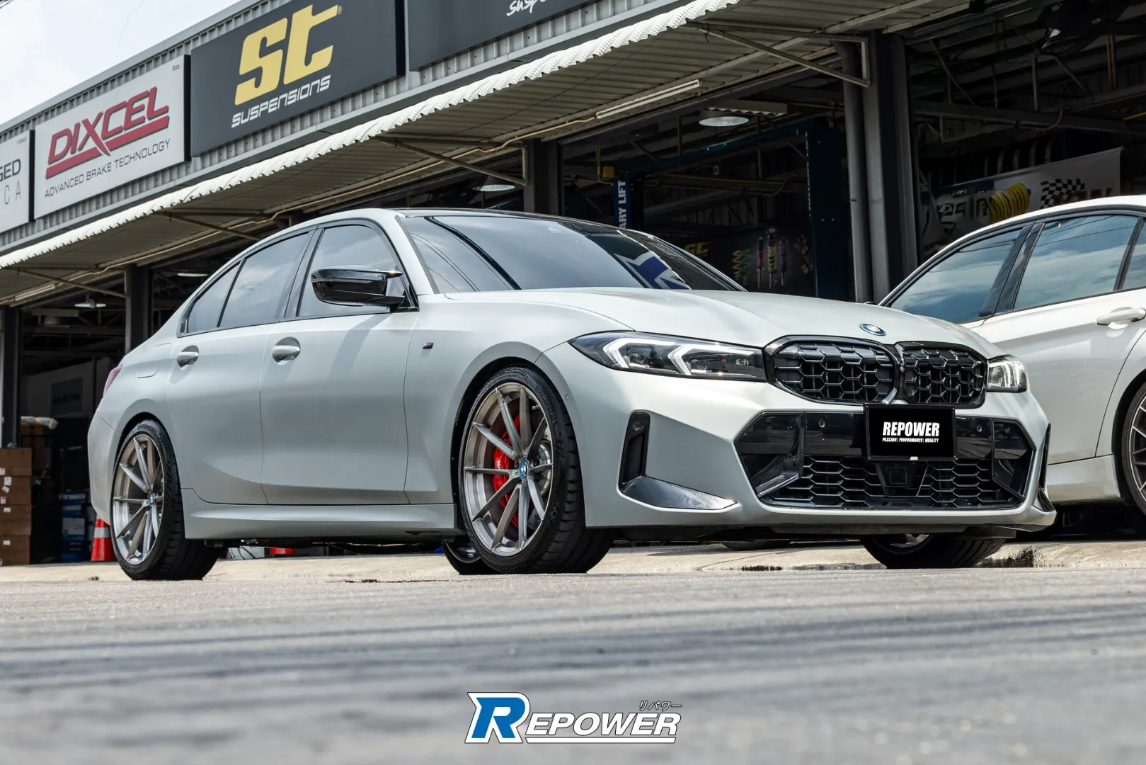 BMW G20 Rear Angle with CORVEN FORGED Wheels - Sporty Forged Wheels Design