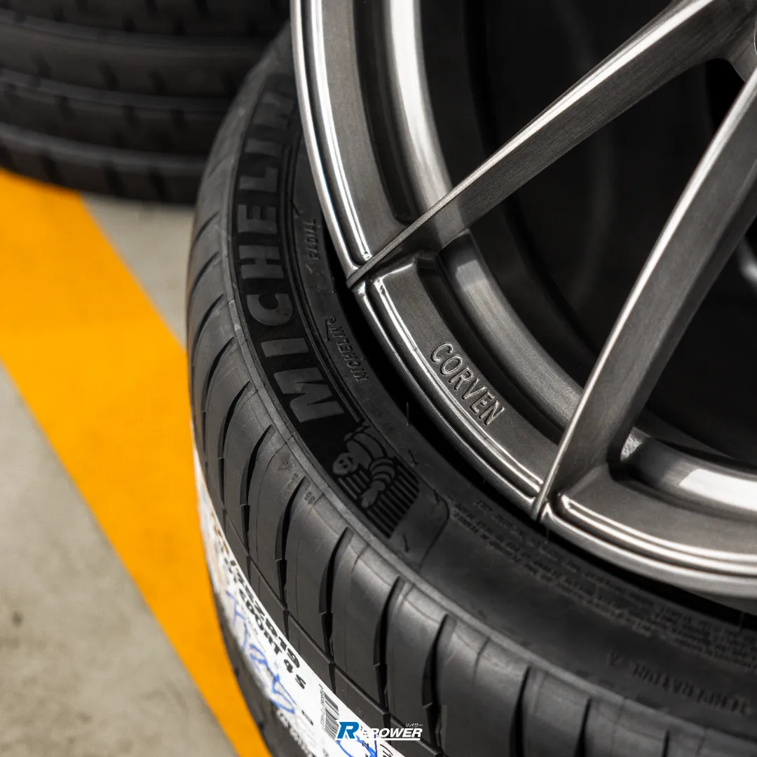 BMW G20 Front View with CORVEN FORGED Wheels - Bold Forged Wheels Stance