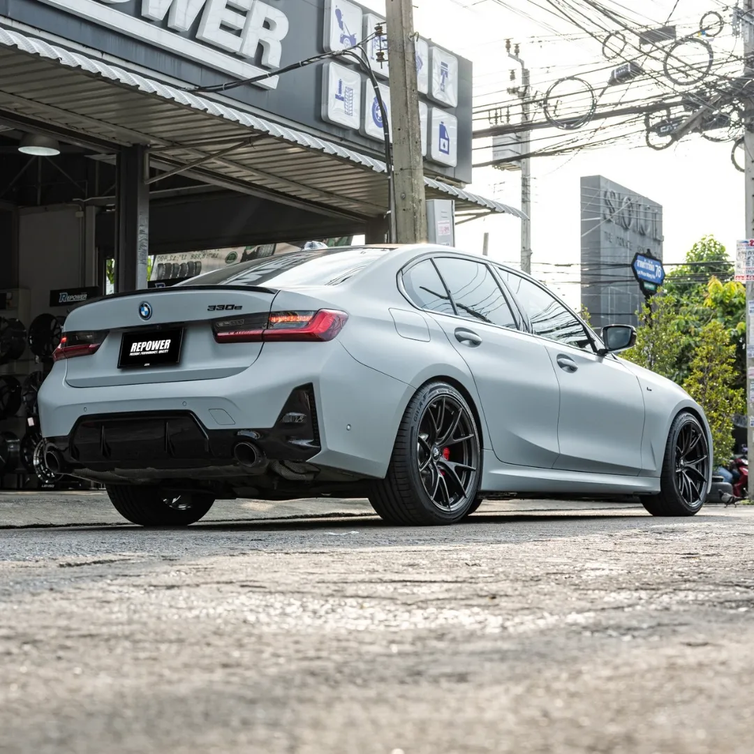 BMW G20 Side Profile with CORVEN FORGED Wheels - Luxury Forged Wheels