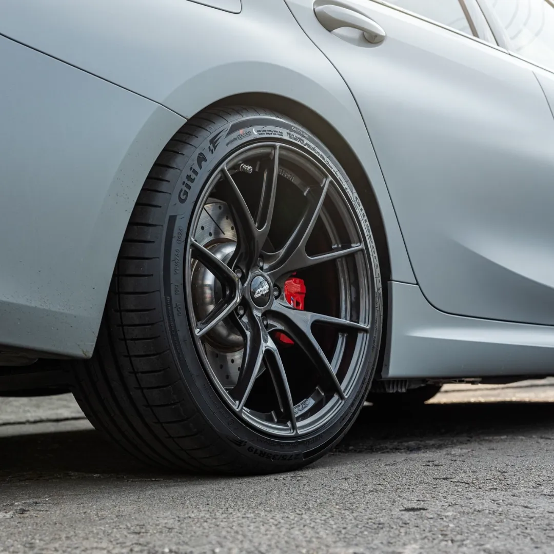 BMW G20 Front View CORVEN FORGED Wheels - Custom Forged Wheels Setup