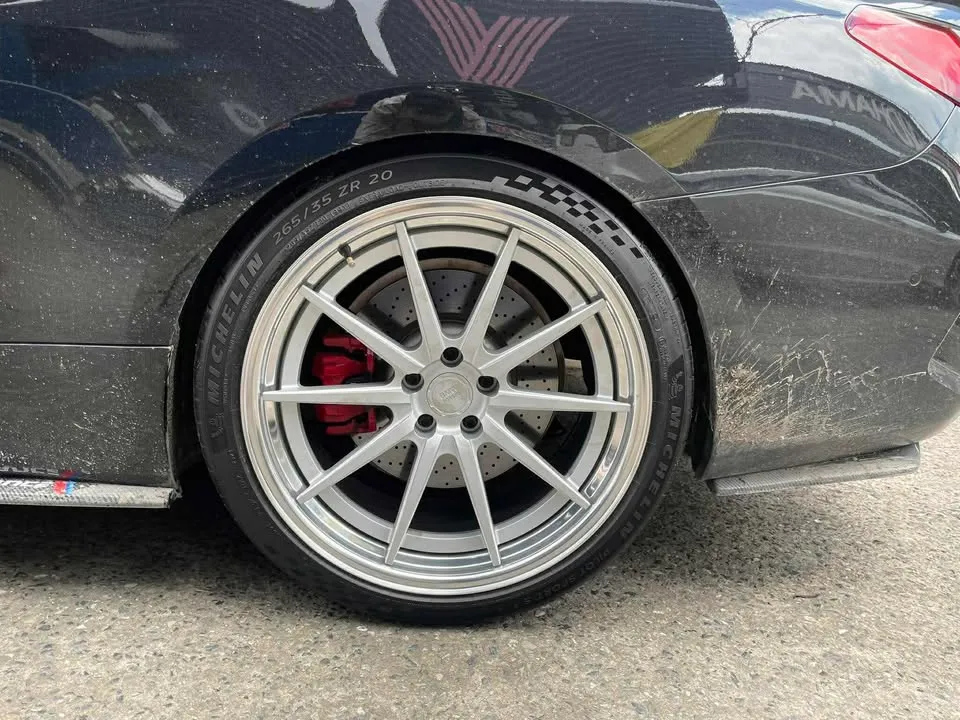 BMW G22 430i Side Profile with CORVEN FORGED Wheels - Sporty Elegance Forged Wheels