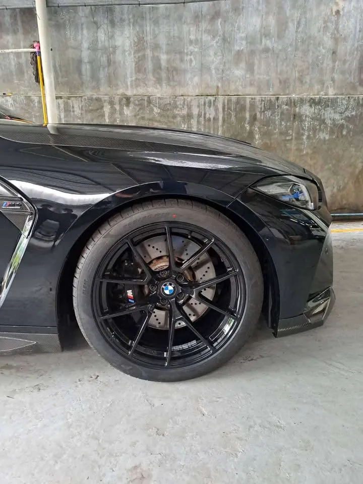 BMW M4 G82 Side Profile with CORVEN FORGED Wheels - Aggressive Forged Wheels Design