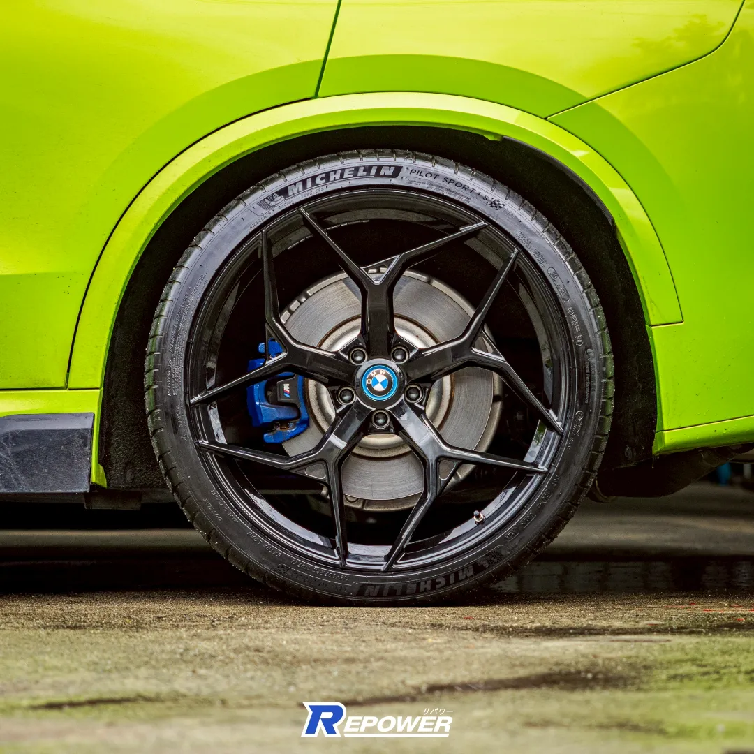 BMW X5 G05 Front View with CORVEN FORGED Wheels - Bold Forged Wheels Stance